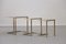 French Brass Nesting Tables, 1950s 2