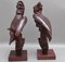 19th Century Decorative Carved Walnut Parakeets, 1880, Set of 2 10