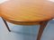 Vintage Scandinavian Round Table in Teak with Extension, 1960s, Image 3