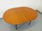 Vintage Scandinavian Round Table in Teak with Extension, 1960s, Image 11