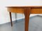 Table Ronde Vintage Scandinave en Teck avec Rallonge, 1960s 9