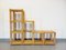Vintage Pine Library Shelf Staircase, 1980s 1