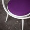 Purple & White Circle Chair by Yngve Ekstrom for Swedese, 1960s 7