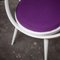 Purple & White Circle Chair by Yngve Ekstrom for Swedese, 1960s, Image 7