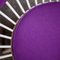 Purple & White Circle Chair by Yngve Ekstrom for Swedese, 1960s 5