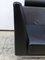 Sofá de dos plazas en cuero color negro de Knoll Inc. / Knoll International, Imagen 3