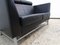 Sofá de dos plazas en cuero color negro de Knoll Inc. / Knoll International, Imagen 7