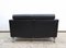 Divano a due posti in pelle color nero di Knoll Inc. / Knoll International, Immagine 10