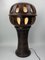 Lámpara de pie hongo brutalista grande de cerámica, años 60, Imagen 2