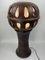 Große Brutalistische Mushroom Stehlampe aus Keramik, 1960er 12