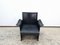 Leather Armchair in Color Black from Matteo Grassi, Set of 2, Image 3