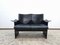 Leather Armchair in Color Black from Matteo Grassi, Set of 2, Image 7