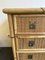 Italian Bamboo, Rattan & Brass Chest of Drawers from Dal Vera, 1970s, Image 10