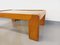 Vintage Coffee Table in Elm & Smoked Glass Backwards Regain, 1980s 7