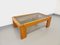 Vintage Coffee Table in Elm & Smoked Glass Backwards Regain, 1980s 1