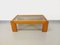 Vintage Coffee Table in Elm & Smoked Glass Backwards Regain, 1980s 9