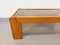 Vintage Coffee Table in Elm & Smoked Glass Backwards Regain, 1980s 4