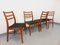 Vintage Scandinavian Wooden Chairs in Fabric, 1960s, Image 8