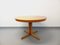 Vintage Round Dining Table in Blond Elm with Integrated Extension, 1970s, Image 12
