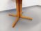 Vintage Round Dining Table in Blond Elm with Integrated Extension, 1970s, Image 9