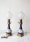 Napoleon III French Lamps in Porcelain, 1930s, Set of 2 11