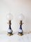 Napoleon III French Lamps in Porcelain, 1930s, Set of 2 10