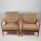 Lounge Chairs in Teak and Wool, 1960s, Set of 2 3