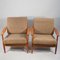 Lounge Chairs in Teak and Wool, 1960s, Set of 2, Image 3