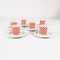 Espresso Cup & Saucer Set from Fontebasso Treviso, Italy, 1970s, Set of 12, Image 1