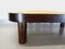 Vintage Coffee Table in Dark Wood and Ceramic by Roger Capron, 1970s 5
