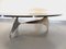 Vintage Propeller Coffee Table in Steel & Smoked Glass by Knut Hesterberg, 1960s 4