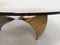 Vintage Propeller Coffee Table in Steel & Smoked Glass by Knut Hesterberg, 1960s 2