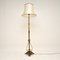 Antique Brass Rise & Fall Floor Lamp, 1910s 2