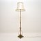 Antique Brass Rise & Fall Floor Lamp, 1910s 1