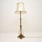 Antique Brass Rise & Fall Floor Lamp, 1910s 3