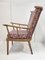 Vintage Eventail Lounge Chair in Birch from Baumann, 1960s 6