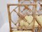 Sillas de comedor francesas Mid-Century de ratán y bambú, años 50. Juego de 4, Imagen 7