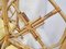 Sillas de comedor francesas Mid-Century de ratán y bambú, años 50. Juego de 4, Imagen 4