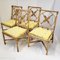 Mid-Century French Dining Chairs in Rattan & Bamboo, 1950s, Set of 4 13