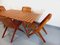 Mesa y sillas de jardín vintage, años 60. Juego de 5, Imagen 5