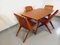 Table et Chaises de Jardin Vintage, 1960s, Set de 5 9