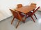 Tavolo e sedie da giardino vintage, anni '60, set di 5, Immagine 9
