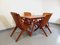 Tavolo e sedie da giardino vintage, anni '60, set di 5, Immagine 8