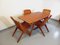 Tavolo e sedie da giardino vintage, anni '60, set di 5, Immagine 10