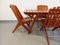 Mesa y sillas de jardín vintage, años 60. Juego de 5, Imagen 4