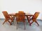 Table et Chaises de Jardin Vintage, 1960s, Set de 5 11