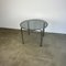 Vintage Round Dining Table with Smoke Glass 2