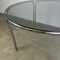 Vintage Round Dining Table with Smoke Glass 7