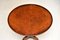 Antique Burr Walnut Snap Top Occasional Table, 1900s 6