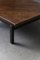 Tavolino da caffè quadrato in legno wengé, anni '60, Immagine 8